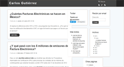 Desktop Screenshot of carlosgutierrez.mx
