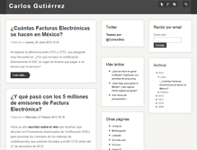 Tablet Screenshot of carlosgutierrez.mx